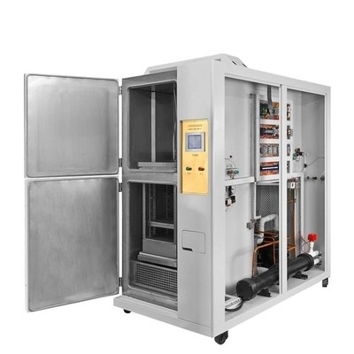 ห้องทดสอบแรงกระแทกด้วยความเย็นและความร้อนแบบสามกล่องความแม่นยำสูง 220v 50hz
