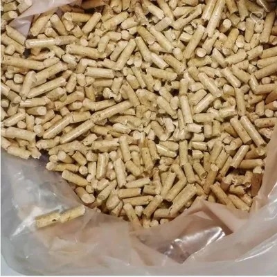 เม็ดเชื้อเพลิงไม้ชีวมวลขี้เลื่อย 100% ถุง 15 กก. ความบริสุทธิ์มากกว่า 85%