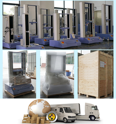 เครื่องทดสอบแรงดึงแบบตั้งพื้น 5KN อุปกรณ์ทดสอบสายเคเบิล 300 มม