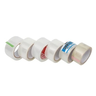 เทปใส / น้ำตาล / สี Good Tack Customizeable Boxing Tape BOPP High Viscose