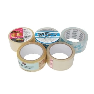 เทปใส / น้ำตาล / สี Good Tack Customizeable Boxing Tape BOPP High Viscose