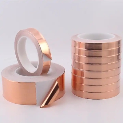 เทปฟอยล์ทองแดงนำไฟฟ้าหน้าเดียว ทนต่อการแผ่รังสีที่อุณหภูมิสูง