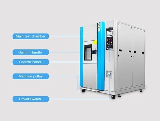 อุปกรณ์ทดสอบความชื้นอุณหภูมิสิ่งแวดล้อม 60Hz 80L-1000L