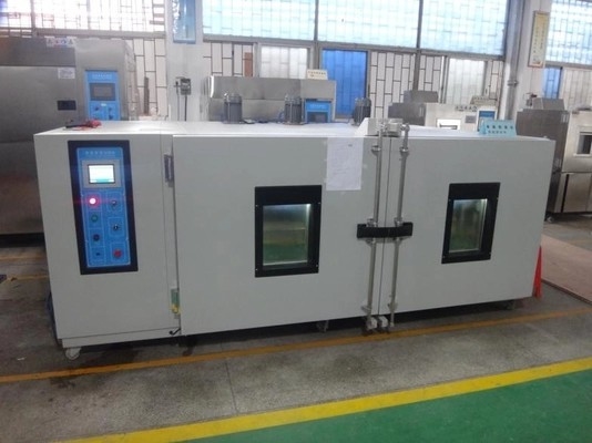 เดินในห้องทดสอบสภาพอากาศความชื้นอุณหภูมิ Ac380v พร้อมระบบควบคุม Pid Ssr