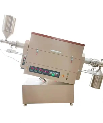 CE ได้รับการรับรอง 1200 ℃เตาเผาแบบหมุนที่อุณหภูมิสูงสามารถเอียงได้ทุกมุม