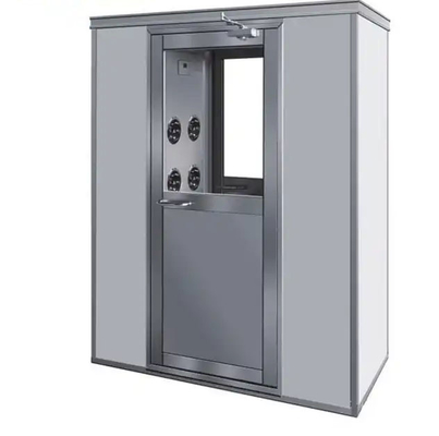 Automatic Blow Cleanroom Air Shower ห้องอาบน้ำแอร์พร้อมประตูสวิง Interlock