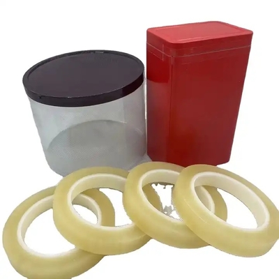 เทปบรรจุภัณฑ์ PVC 5 มม. 6 มม. สำหรับปิดผนึกกล่องบิสกิตและกล่องอาหาร