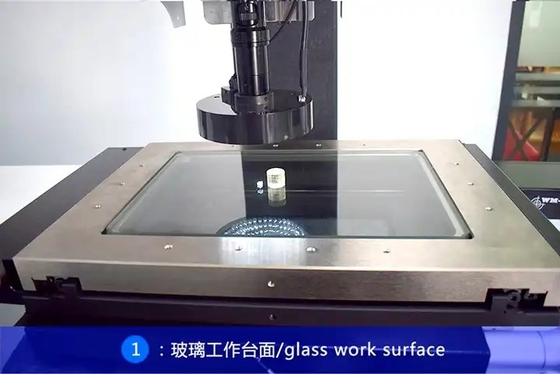 เครื่องวัดการมองเห็นสองมิติแบบแมนนวล CNC ระบบออพติคัล
