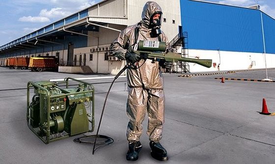 SANIJET C.1218 ระบบทําความสะอาดทางชีววิทยาและทางเคมีของนิวเคลียร์หลายฟังก์ชัน