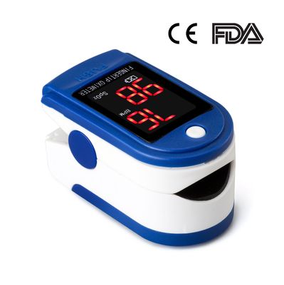 ปลอดภัย 58*32*33.2 มม. 1060hPa Pulse Oximeter พร้อม Heart Rate Monitor Dual Color OLED