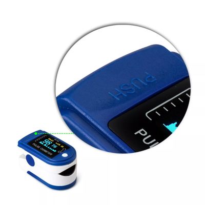 แบบพกพา 128 * 64 ABS ปลายนิ้ว Pulse Oximeter หน้าแรกอัตราการเต้นของชีพจร หน้าจอ Oled Display