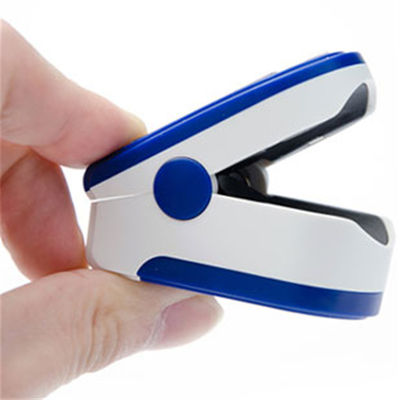 แบบพกพา 128 * 64 ABS ปลายนิ้ว Pulse Oximeter หน้าแรกอัตราการเต้นของชีพจร หน้าจอ Oled Display
