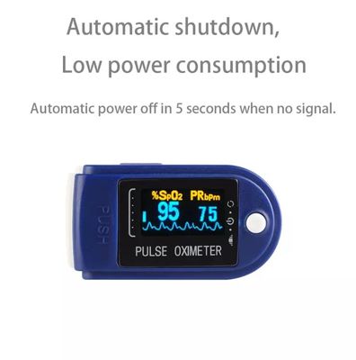 DC 2.6V 8 วินาทีเครื่องวัดระดับออกซิเจนในเลือดความอิ่มตัว 70%