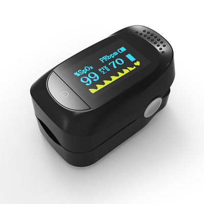 1.5V * 2 49.5g Fingertip Pulse Oximeter ABS Heart Rate Monitor คลิปนิ้ว