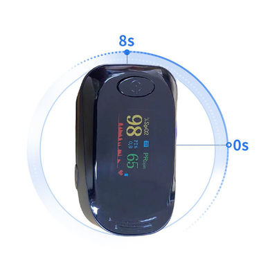 1.5V * 2 49.5g Fingertip Pulse Oximeter ABS Heart Rate Monitor คลิปนิ้ว