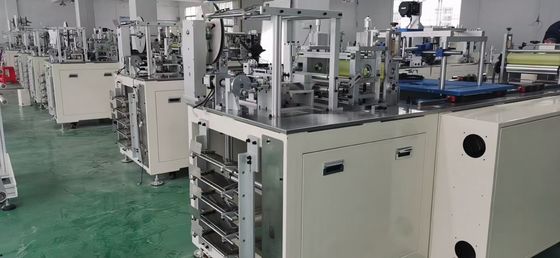 เครื่องผลิตหน้ากากอนามัยแบบใช้แล้วทิ้ง 10KW 80 - 100 ชิ้น / นาที