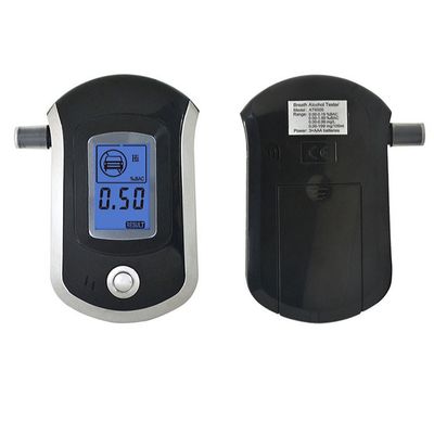 จอแสดงผล LCD วิเคราะห์อย่างรวดเร็ว เครื่องทดสอบแอลกอฮอล์ในลมหายใจด้วยหลอดเป่า