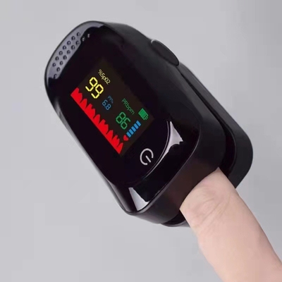 เครื่องวัดออกซิเจนในเลือดแบบปลายนิ้ว SpO2 พร้อมจอแสดงผล OLED
