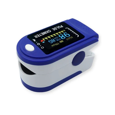 จอแสดงผล LED TFT แบบพกพาปลายนิ้ว Blood Pulse Oximeter
