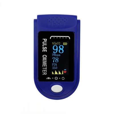 จอแสดงผล LED TFT แบบพกพาปลายนิ้ว Blood Pulse Oximeter