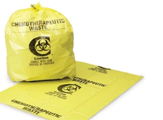 ถุงนึ่งฆ่าเชื้อ PE Biohazard สำหรับของเสียในโรงพยาบาล